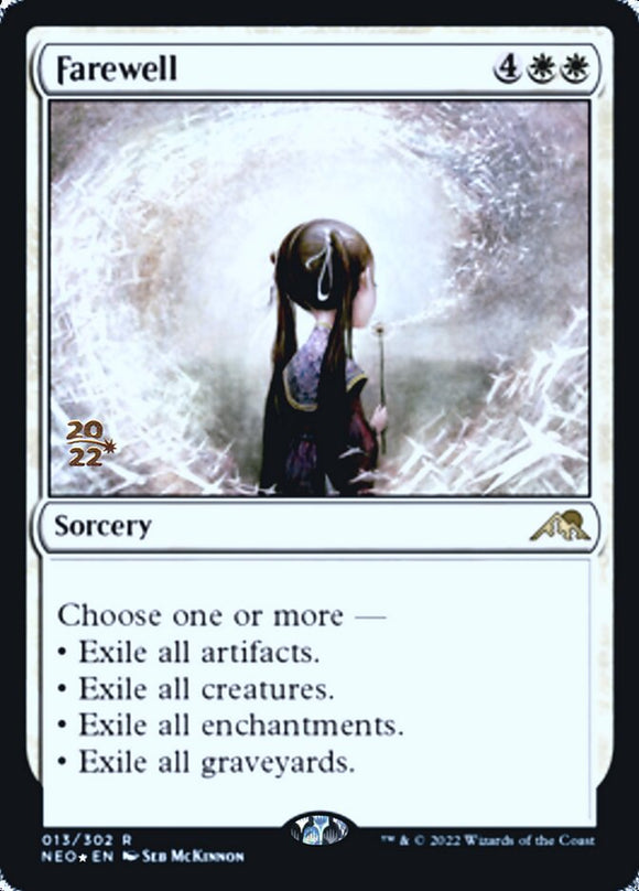Farewell [Prerelease Cards][FOIL]