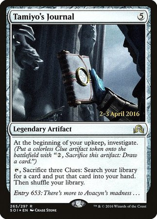 Tamiyo's Journal (Entry 653) [Prerelease Cards][FOIL]
