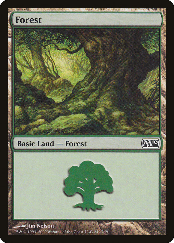 Forest (249) [Magic 2010 (M10)][FOIL]