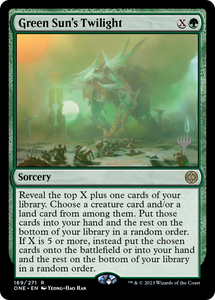 Green Sun's Twilight [Promo Pack: Phyrexia: All Will Be One]