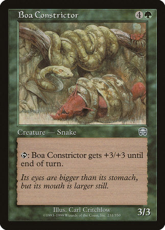 Boa Constrictor [Mercadian Masques][FOIL]