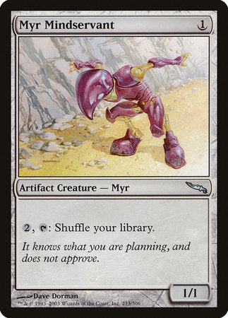 Myr Mindservant [Mirrodin][FOIL]