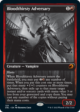 Bloodthirsty Adversary [Innistrad: Double Feature][FOIL]