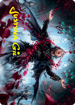 Bloodsoaked Reveler Art Card (Gold-Stamped Signature) [Art Series: Innistrad: Crimson Vow]