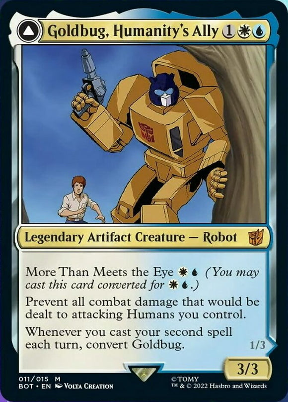 Goldbug, Humanity's Ally [Universes Beyond: Transformers][FOIL]