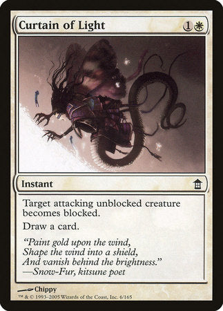 Curtain of Light [Saviors of Kamigawa][FOIL]
