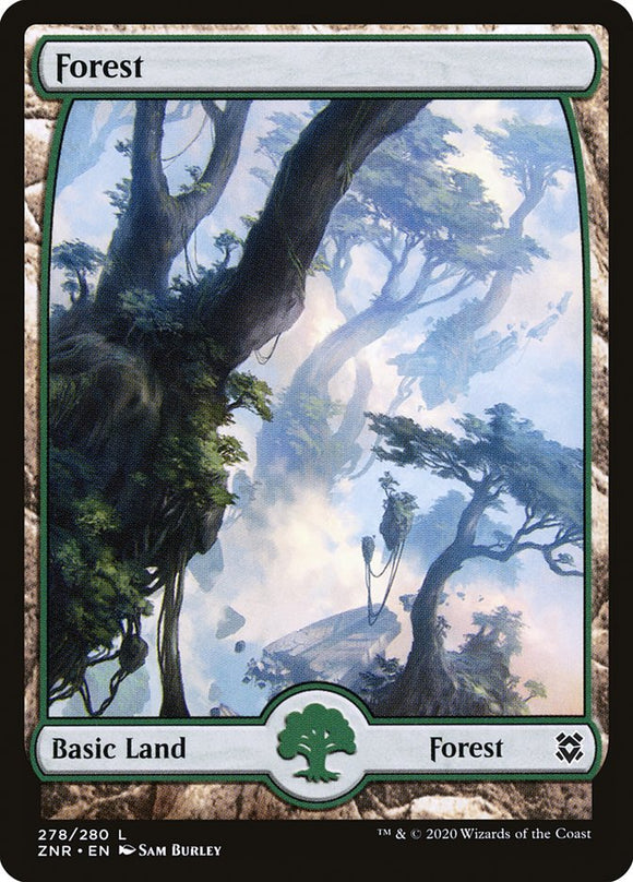 Forest (278) - Full Art [Zendikar Rising]