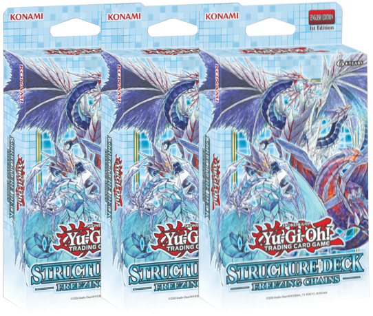 Yu-Gi-Oh! Freezing Chains Structure Deck x3