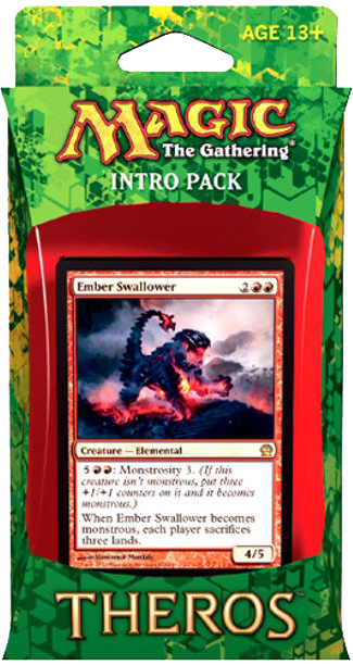 Magic The Gathering: Theros Intro Pack - Blazing Beasts Of Myth
