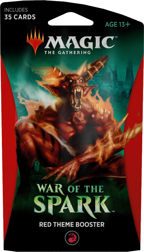 Magic The Gathering: War Of The Spark - Red Theme Booster